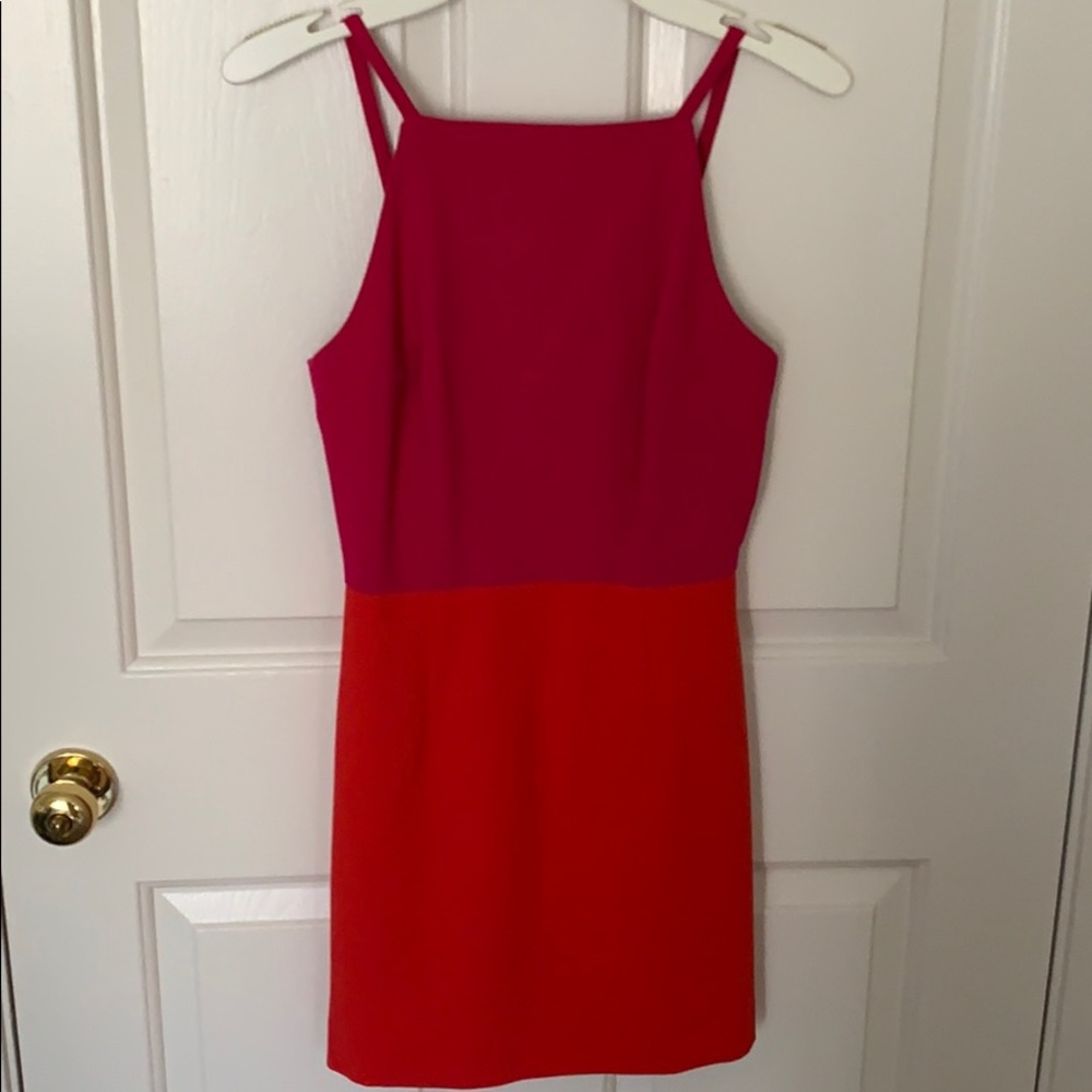 French Connection Color Block Dress